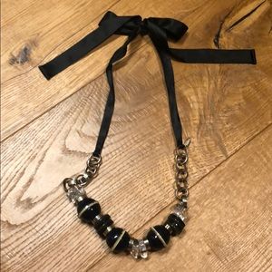 Marni Statement Neck with ribbon detail